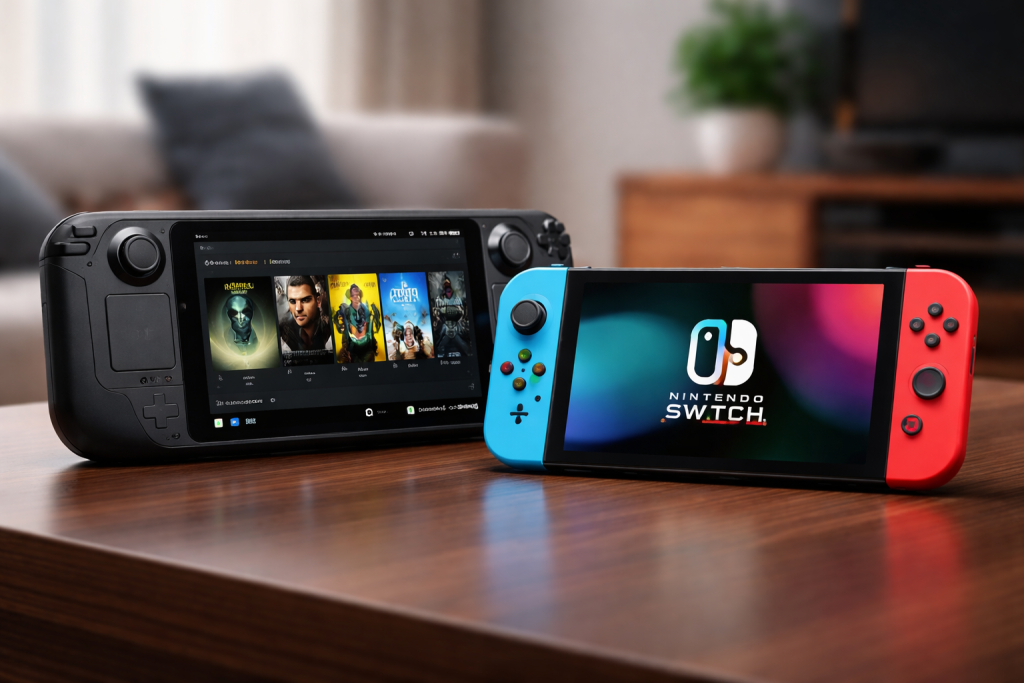 Handheld Gaming for Busy Parents: Why Devices Like the Steam Deck or Nintendo Switch 2 Are Perfect for Short Play Sessions